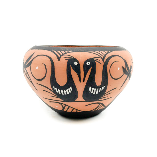 Rainbird & Dragonfly Pot by Darla Westika – Native-Seeds-Search