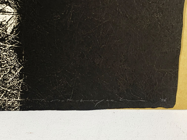 中林忠良 転位 '93 - 地 (種子) エッチング 632/800静物画 版画 中林忠良