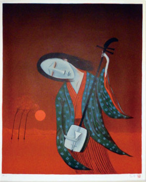 斎藤真一版画額 / 斎藤真一 | Natsume Books