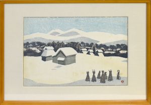 畦地梅太郎版画 ￼黒姫山 畦地梅太郎版画 ￼黒姫山 畦地梅太郎｢黒姫