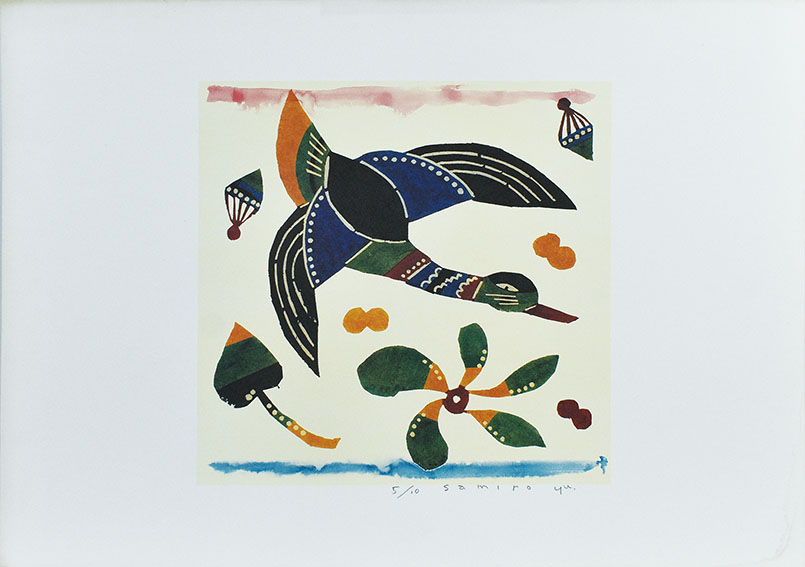 ミクストメディア作品「沈黙の風景 No．759902」土屋公雄