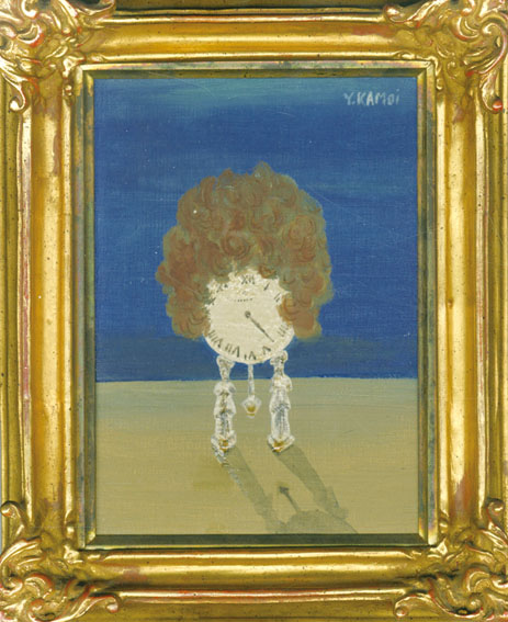 模写】手描き 鴨居玲 F6号 油絵 油彩 絵画 おばあさん 鴨居羊子鑑定