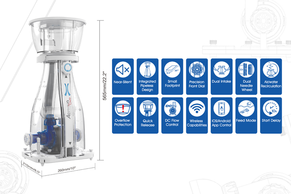 Maxspect Aeraqua Duo Skimmer AD600 - 海水魚ショップ ナチュラル