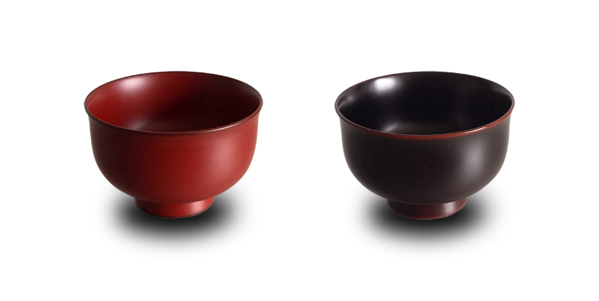 黒江屋日本橋漆器 椀 金色装飾 赤