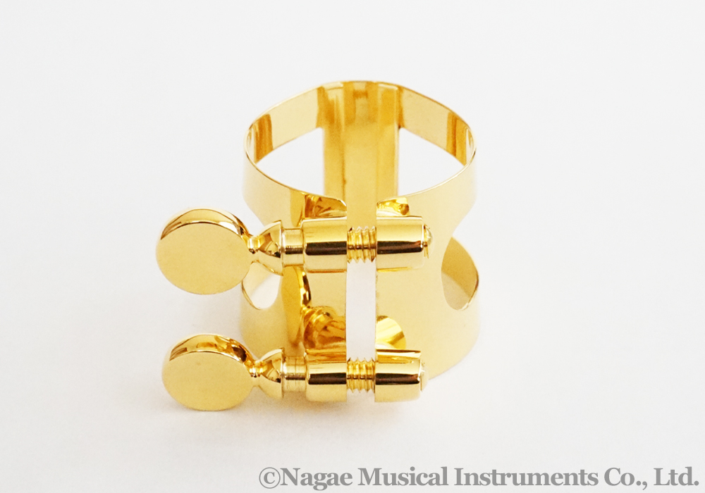ボナード B♭クラリネットリガチャー 逆締め ゴールド GP｜ 管楽器専門