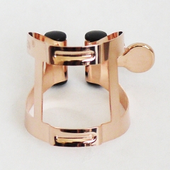 バンドレン B♭クラリネットリガチャー＆キャップM/O ピンクゴールド