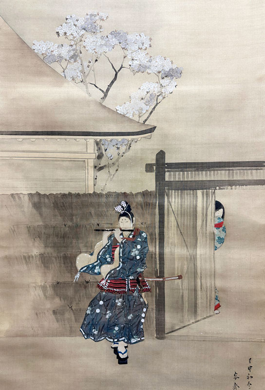 菊池容斎 春宵/掛け軸(Hanging scrolls) 絵画の買取 販売 鑑定/長良川画廊