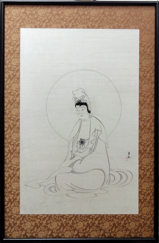岡田茂吉 観音図 複製品 岡田茂吉観音図複製品