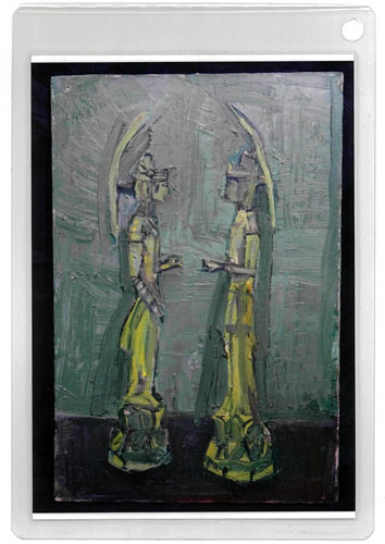 須田剋太 二体仏/Web書画ミュージアム