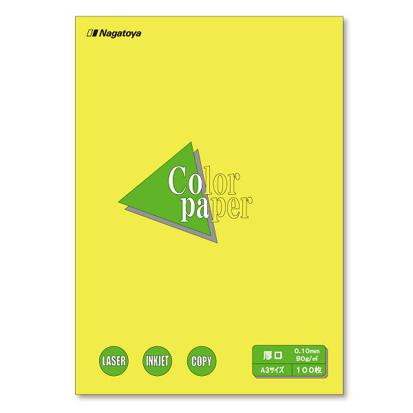 ナ-2319 カラーペーパー B4 厚口 さくら 100枚パック - 【Nagatoya