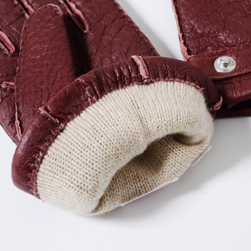 h*u様 restelli レステリ ペッカリーグローブ カシミアライニング h*u