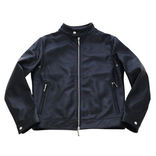 ブルネロインターナショナル】BLUNEROシングルライダース レザー