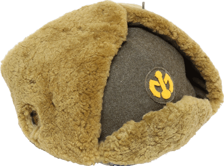 日本陸軍 防寒帽 ミリタリーショップ 革ジャン 中田商店