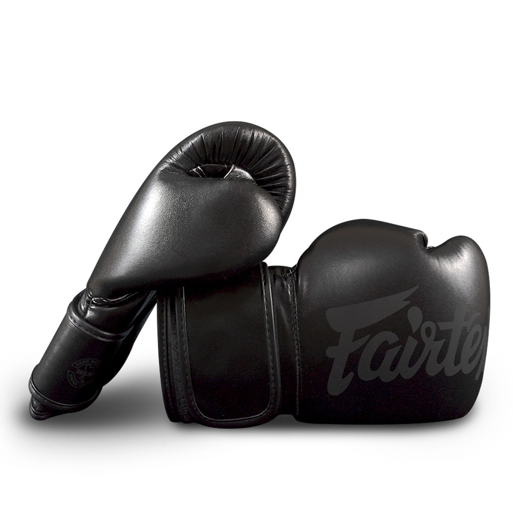 Fairtex Super Black Boxing Gloves - Nak Muay Wholesale