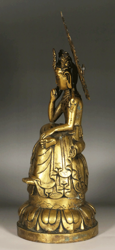 古美術 波兎 / 金銅弥勒菩薩半跏思惟像 白鳳時代