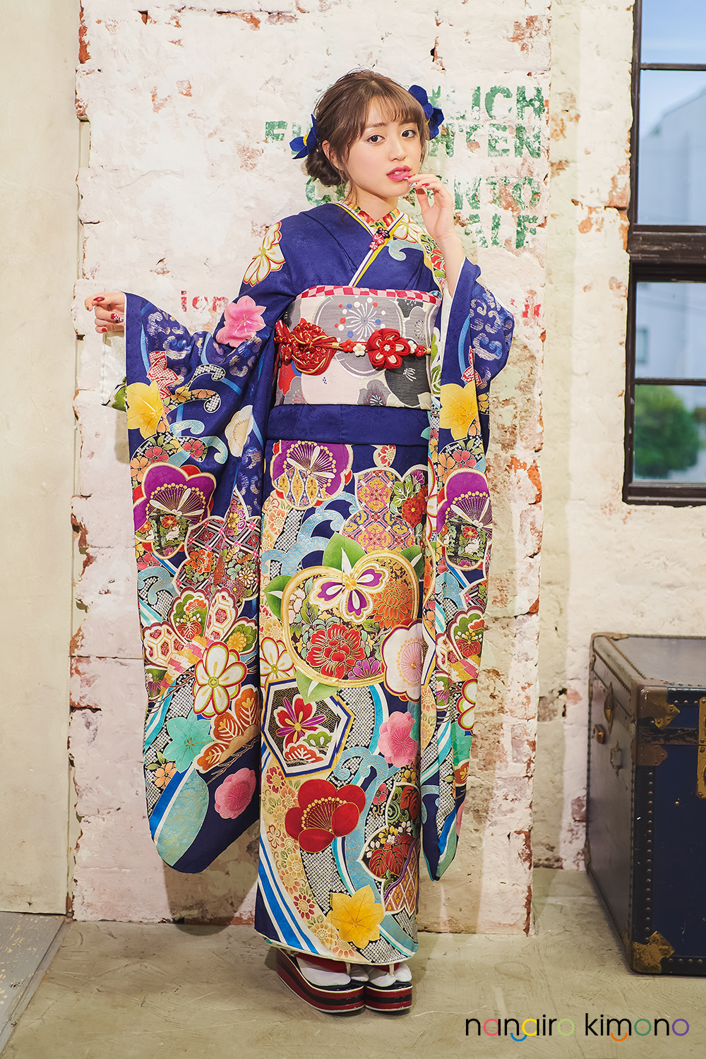 7日間 SALE ふ10 振袖フルセット 振袖セット 成人式 振袖正絹AB選べる