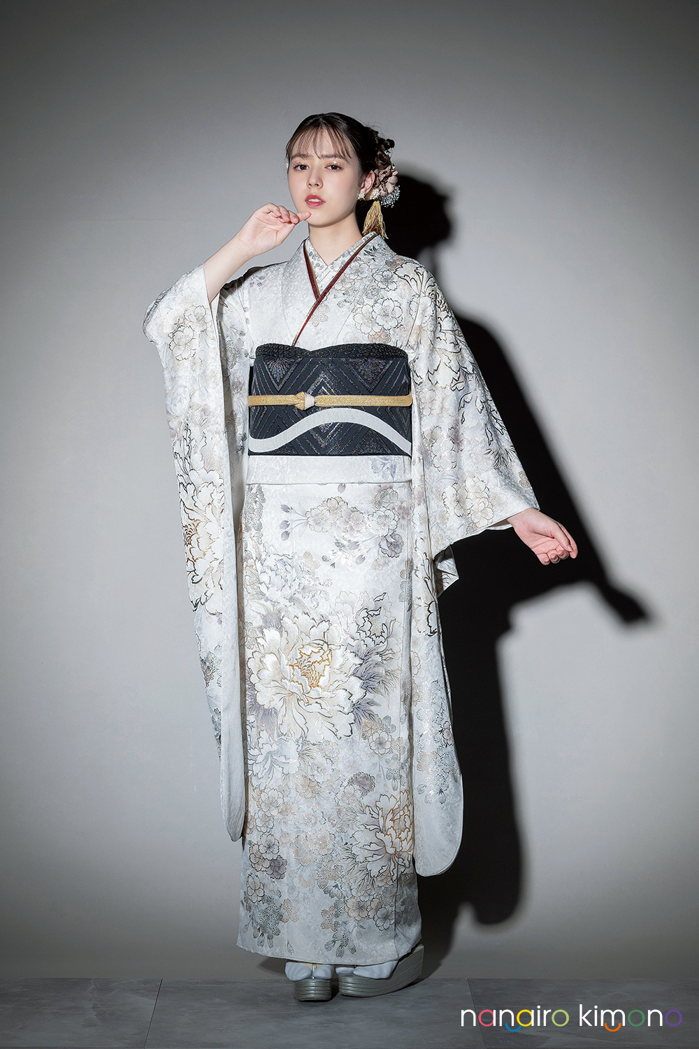 ナナイロキモノWEBショップ / 振袖フルセット｜白色・シルバー色
