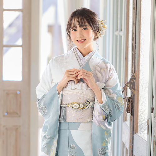 ナナイロキモノWEBショップ / 振袖フルセット｜大流行白レース生地 FP013