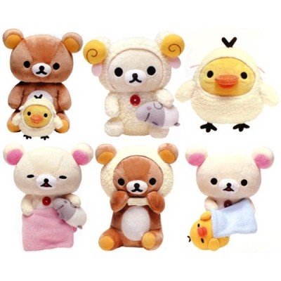 リラックマ あつめてぬいぐるみ【2006年冬シリーズ】5種類