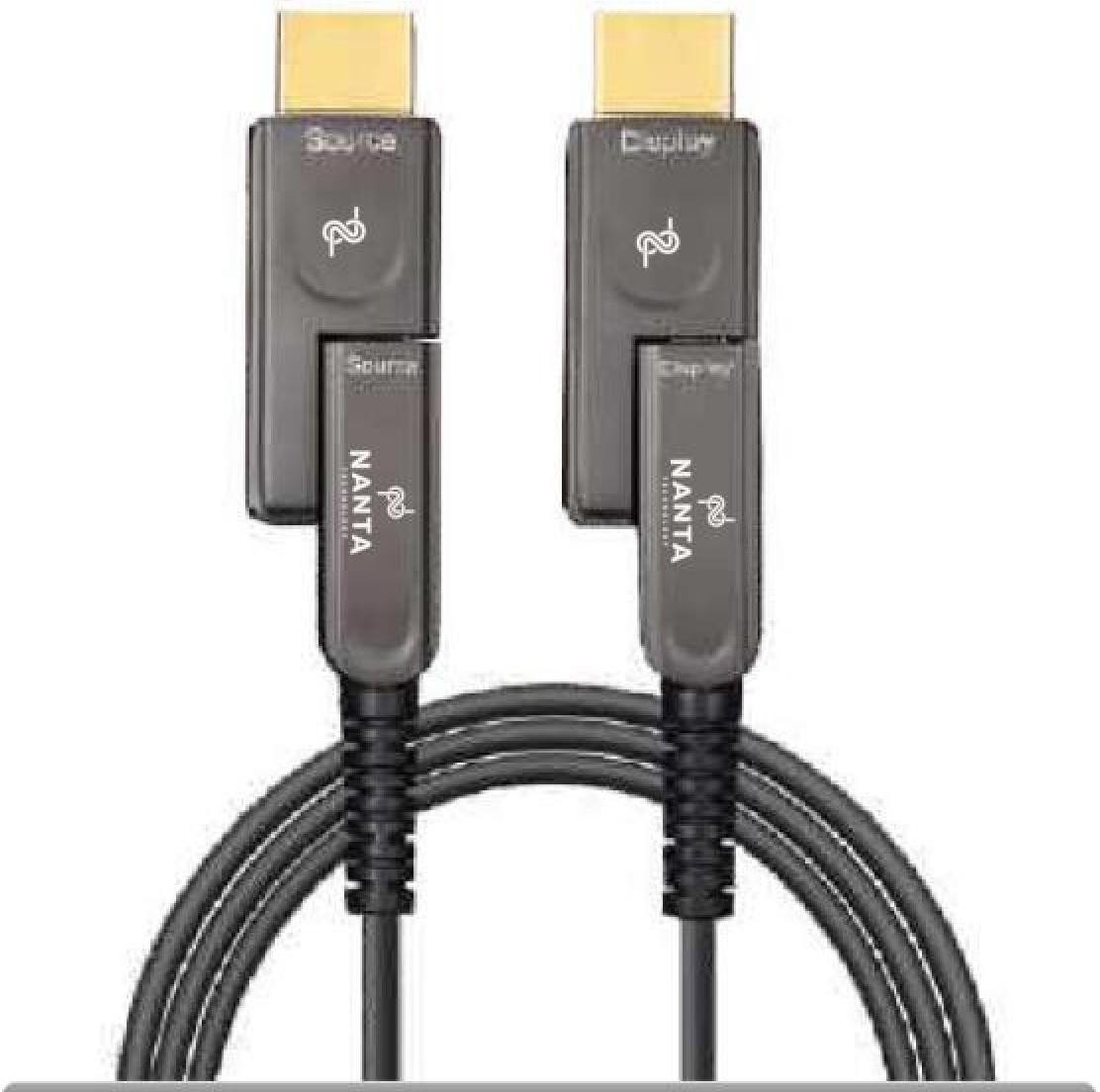 HDMI 2.0 A/D AOC Cable | 4K @60Hz High-Speed Fiber Optic Cable