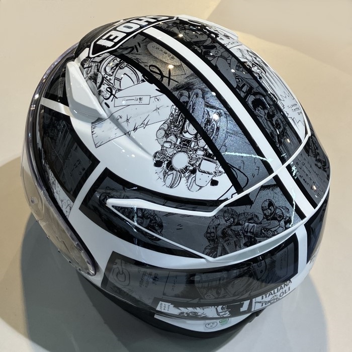 在庫限り】 Z-8 バリバリ伝説 TC-6 WHITE/GREY｜フルフェイス