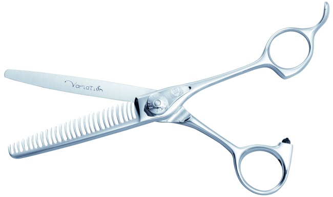 切れ味◎ナルトシザー同様斜度付ハサミ理美容師サロン用♬トリマー