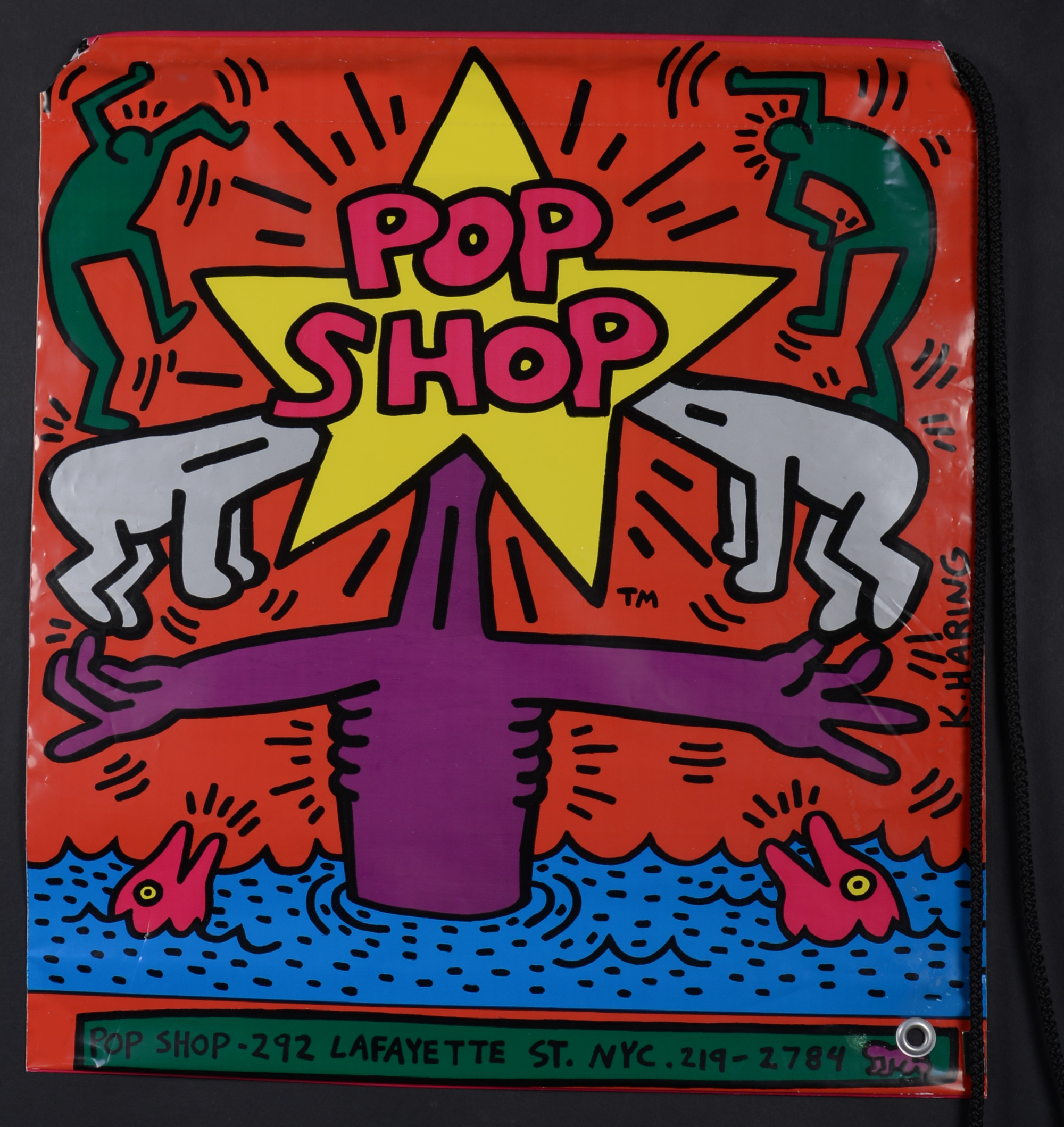 Keith Haring - Pop shop Bag, 1986