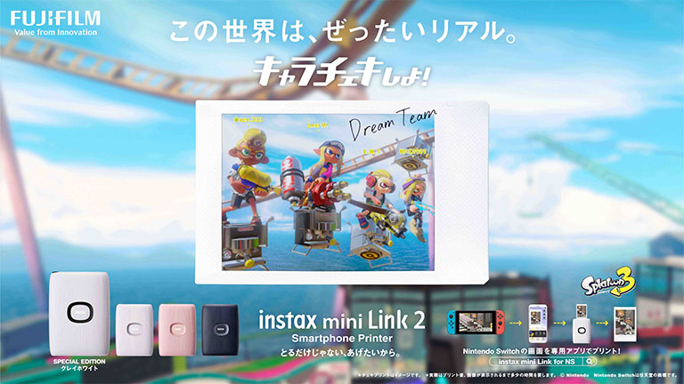 キャラチェキしよ！「INSTAX mini Link for Nintendo Switch」に