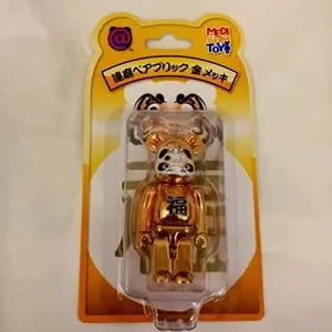 買取】BE@RBRICK-ベアブリック- 達磨 赤メッキ 400% メディコム・トイ