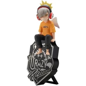 買取】Crazy Raccoon モニタートップフィギュア-だるまいずごっど- T