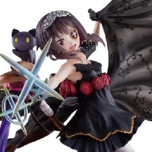 買取】めぐみん 漆黒の薔薇ドレスver. 1/7スケールフィギュア