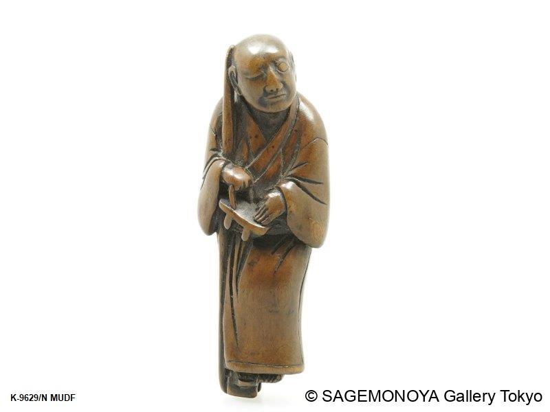 根付 「鬼面） 在銘 N9 根付 「鬼面） 在銘 N9 根付 「鬼面） 在銘 N9