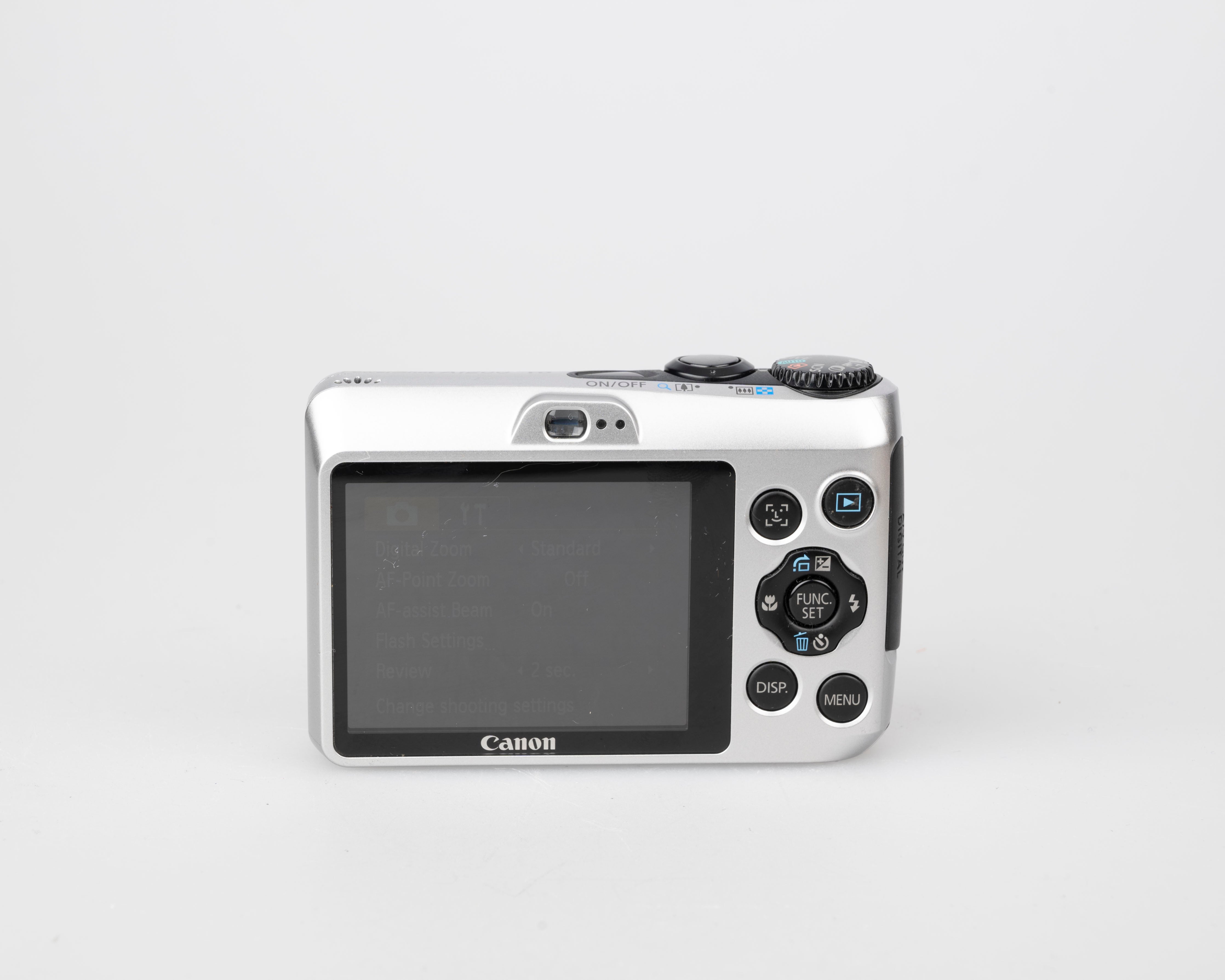 Canon Powershot A1200 digicam w/ 12 MP CCD sensor (uses AA