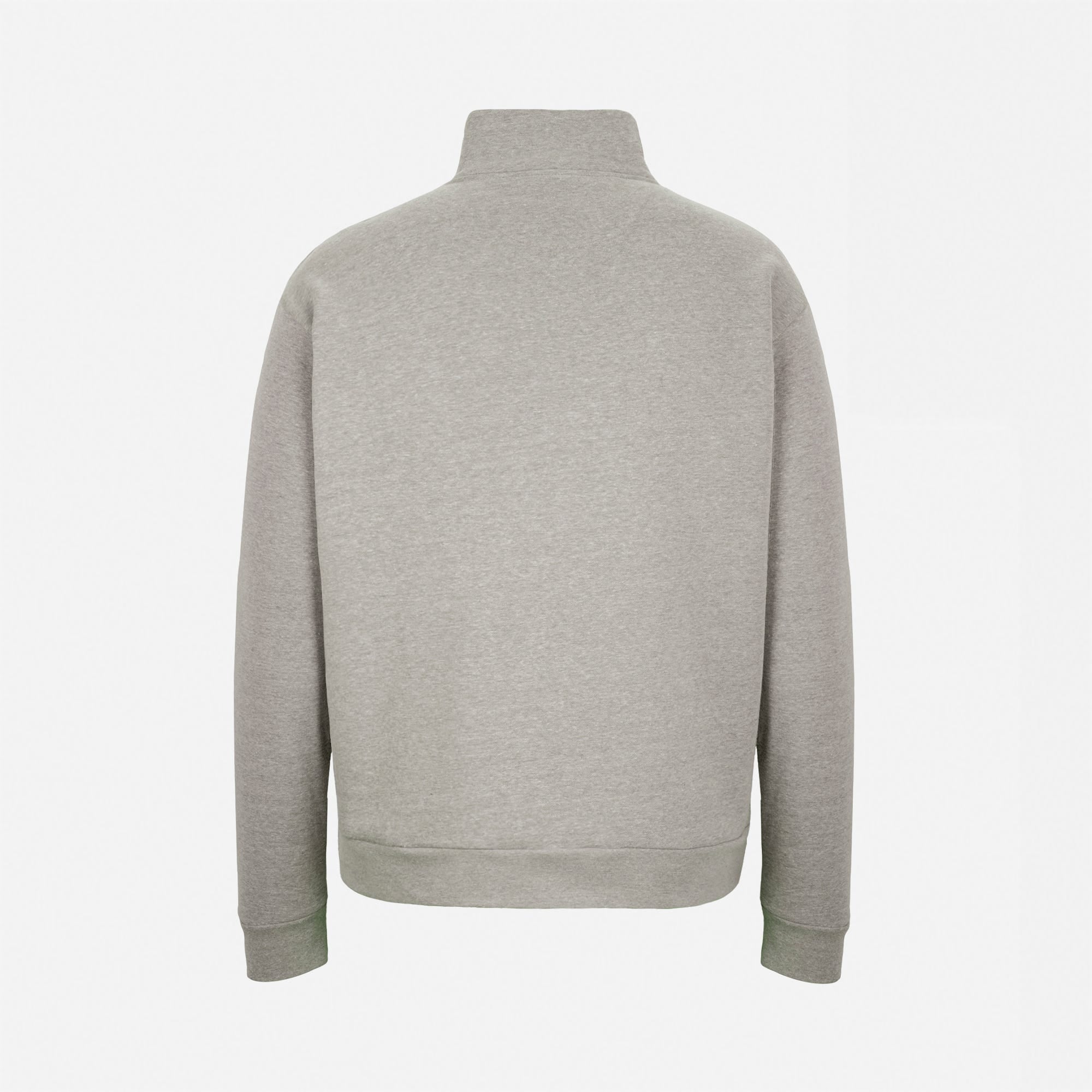 9643 Fleece Quarter Zip - Heather Gray | Next Level Apparel