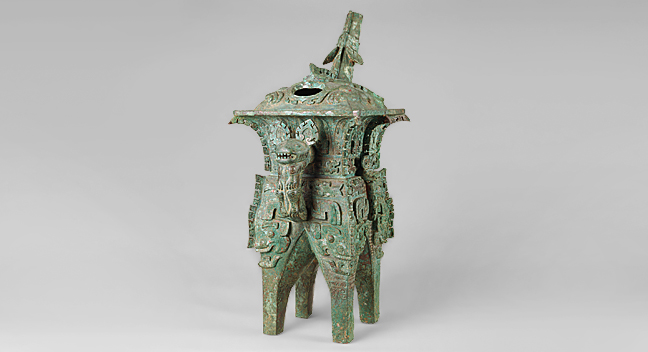 古代 和田玉(ホータン)細工透かし彫り『饕餮文』怪獣玉佩 根付緒締玉