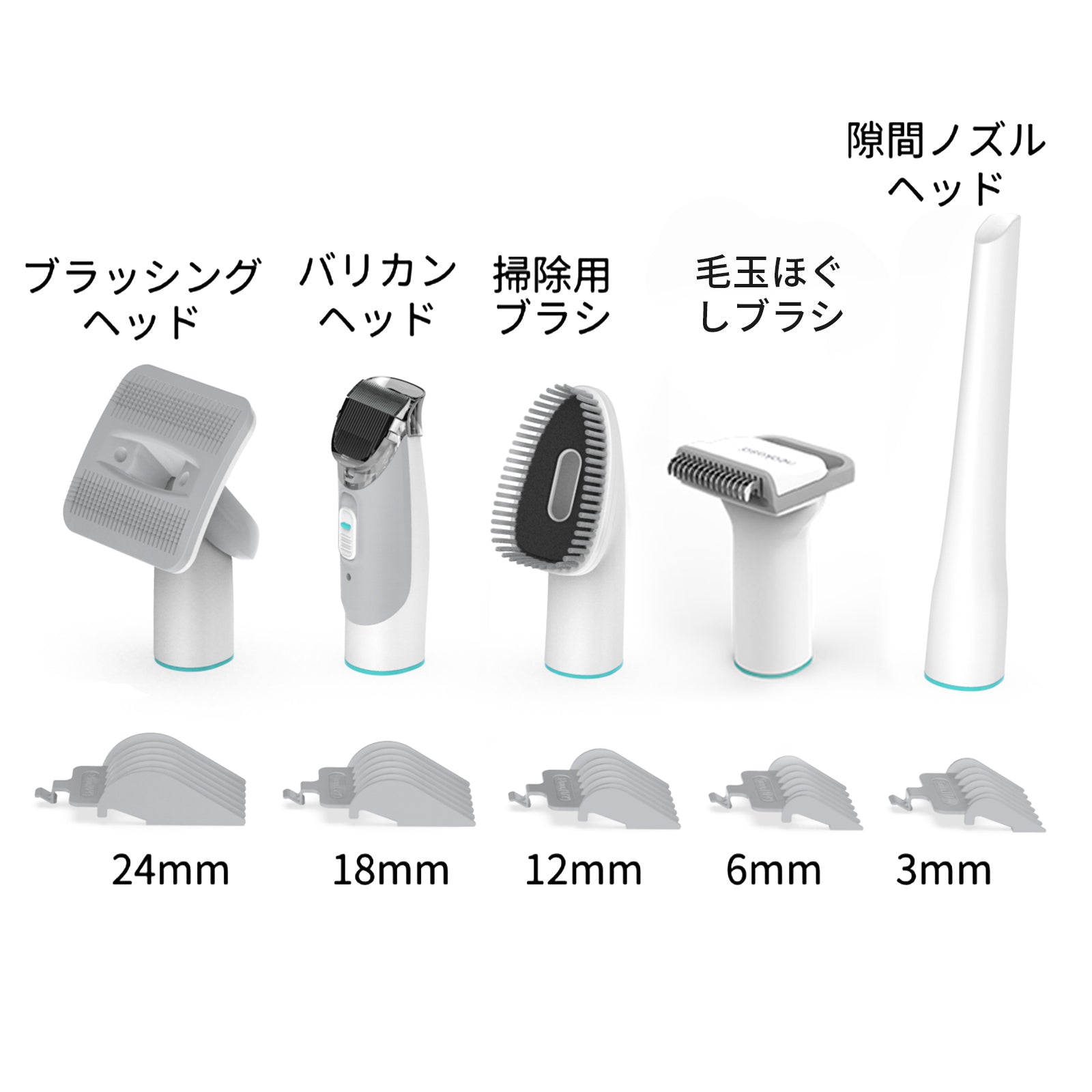 Neakasa P1 Pro ペットグルーミング 掃除機｜5in1セット 多機能 換毛期