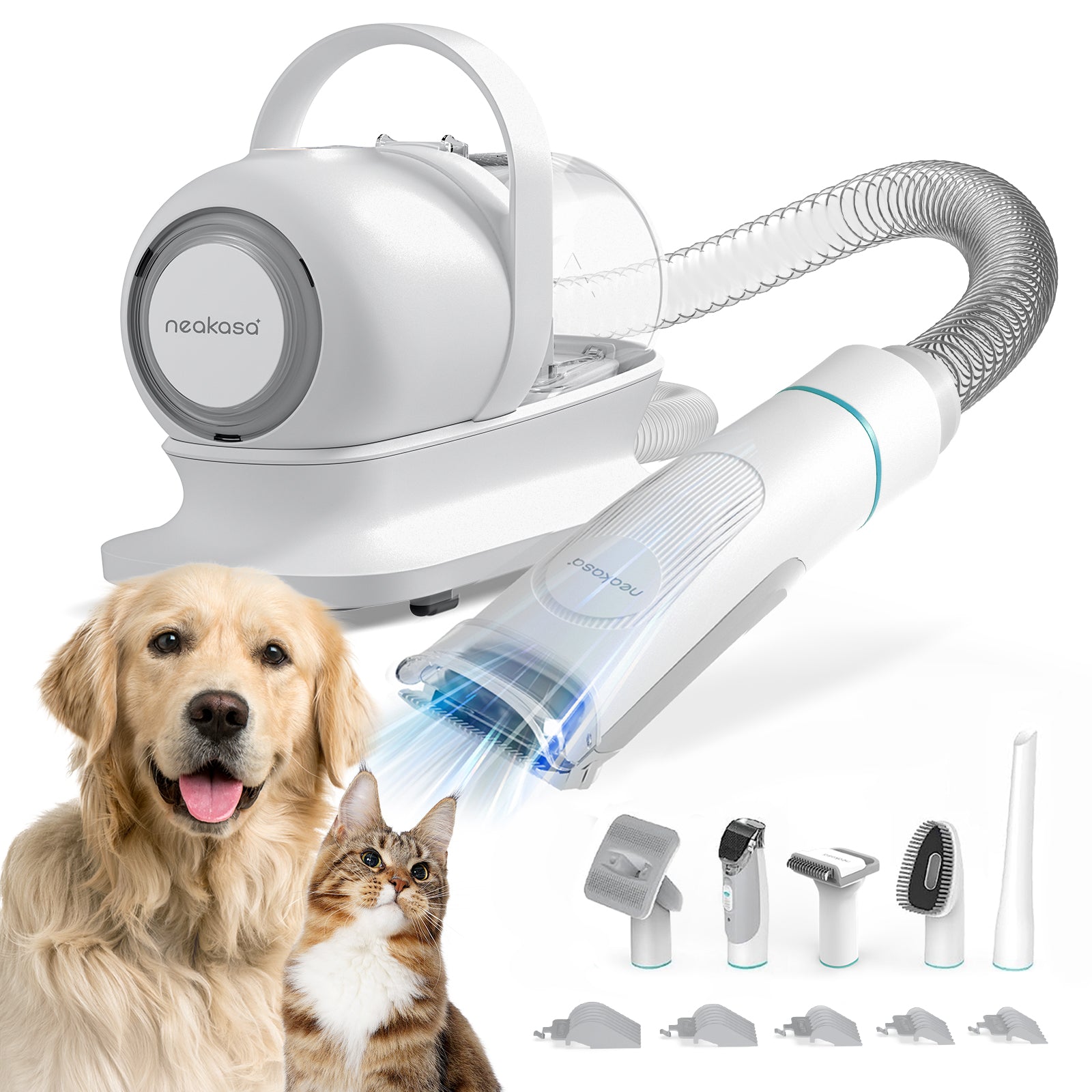 Neakasa P1 Pro ペットグルーミング 掃除機｜5in1セット 多機能 換毛期