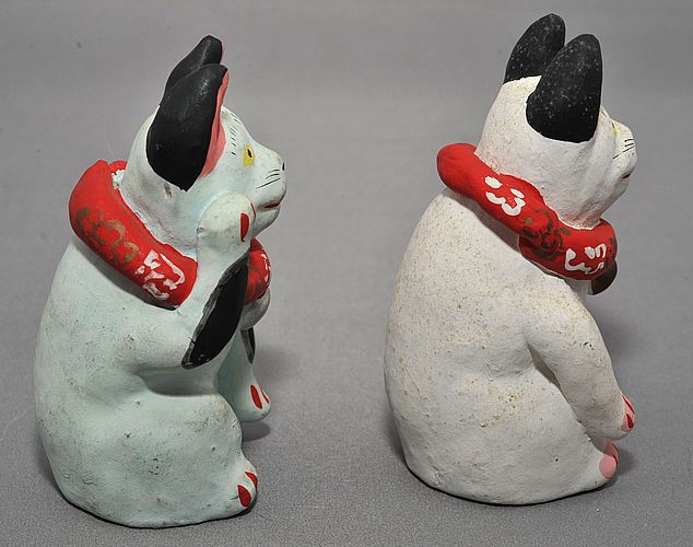 ねこれくと 招き猫 小幡人形