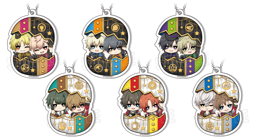 ツキウタ。 師走駆 缶バッジ クリアシート コースター 缶バッジ