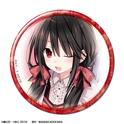 時崎狂三 小悪魔 缶バッジ デート・ア・ライブ デアラ ゲーマーズ 時崎