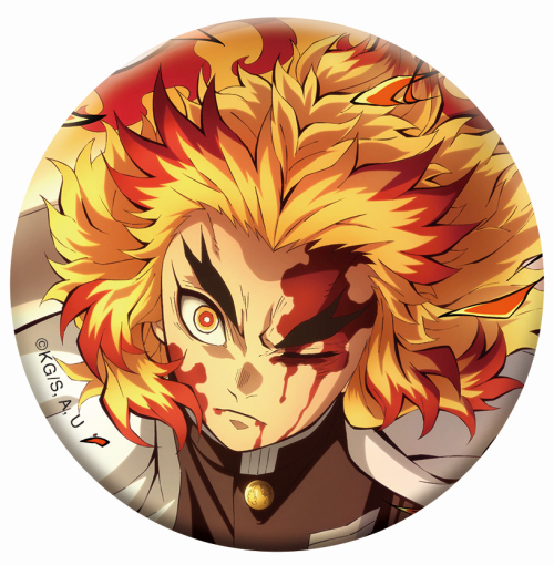 ☆ 鬼滅の刃 モクテル 缶バッジ 4個 煉獄① ☆ 鬼滅の刃 モクテル 缶