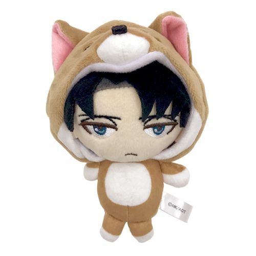 進撃の巨人 あにまるっこぬいぐるみマスコット リヴァイ グッズ - Neowing