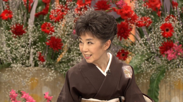 まさかね浮世絵(林芙美子を演じる森光子) まさかね浮世絵(林芙美子を