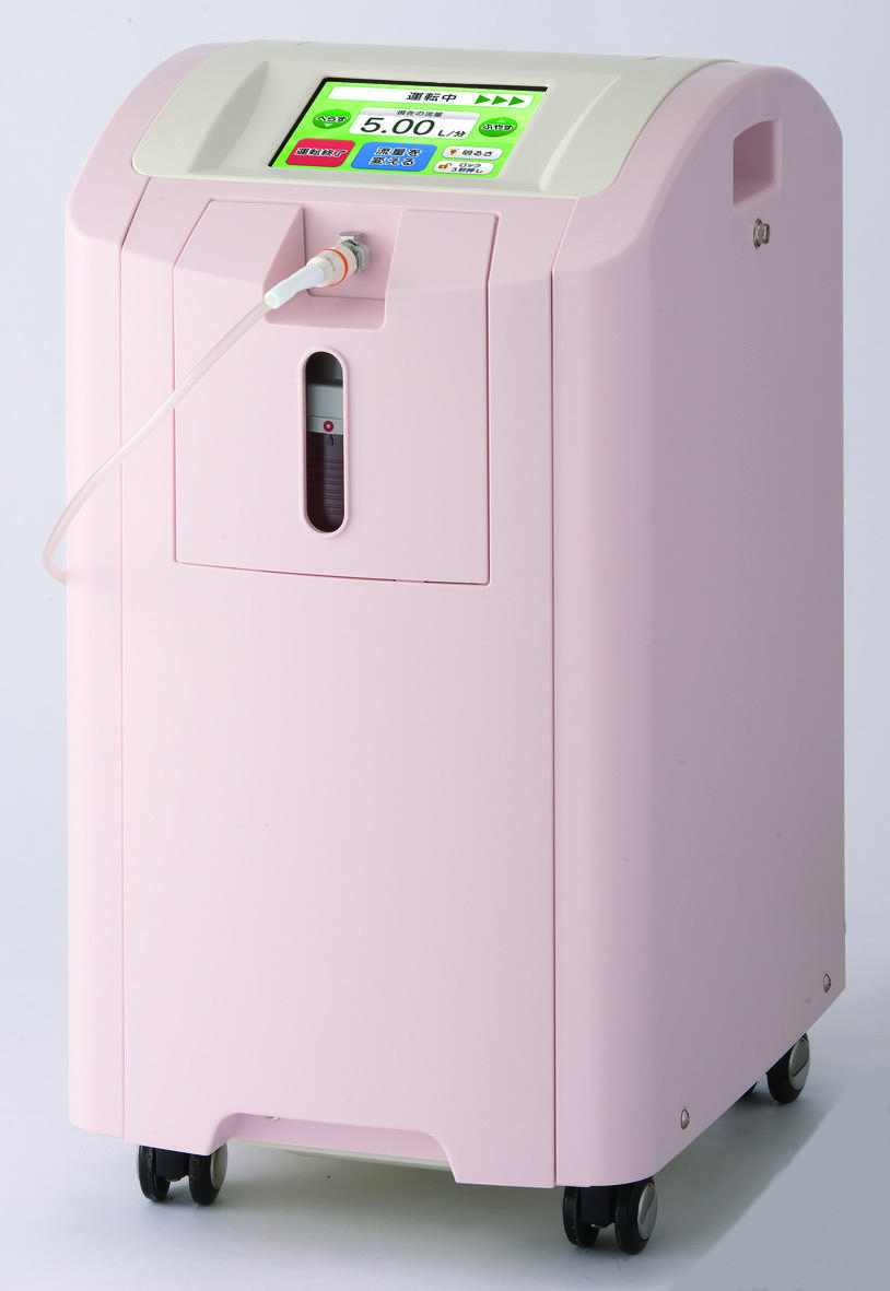 医療用酸素濃縮装置にBluetooth機能を搭載 「KM5 5touch」新モデルの