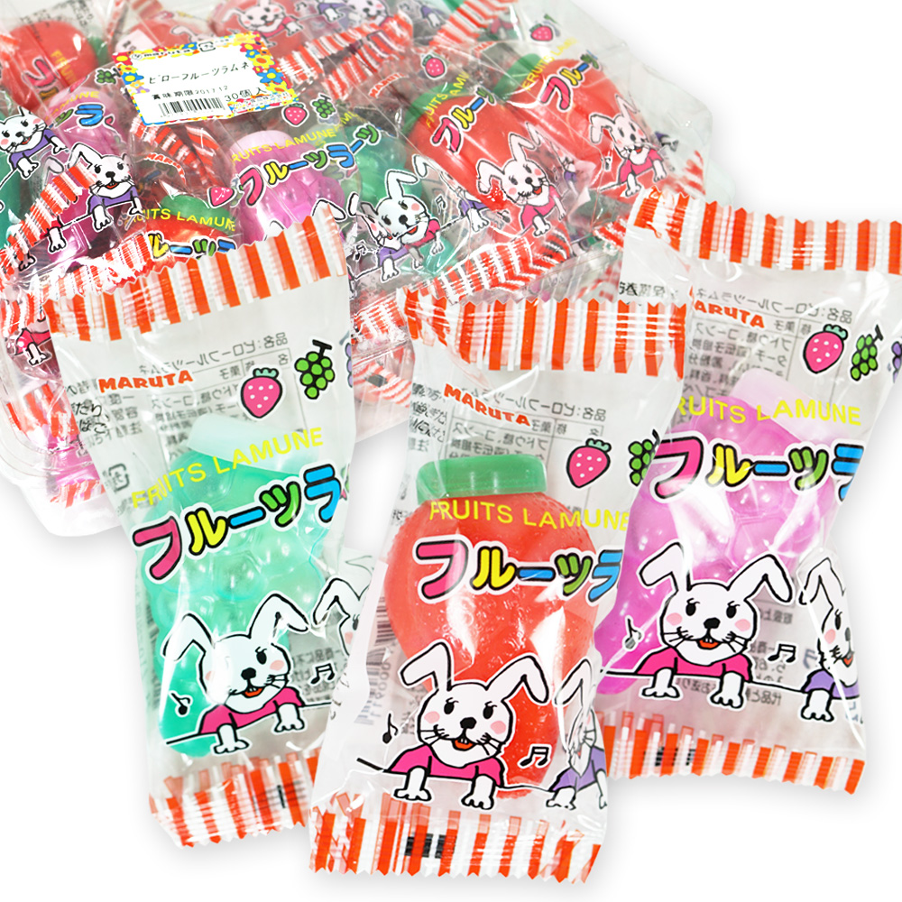 マルタ ピローフルーツラムネ （30個入） 【駄菓子のまとめ買い
