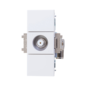 テレビ受信用機器/直列ユニット／テレビ端子/スイッチ付きテレビ端子