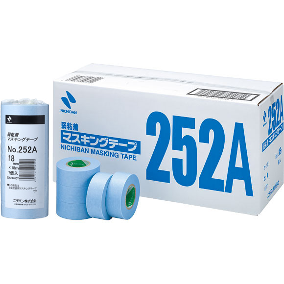 弱粘着マスキングテープ No.252A｜建築用｜ニチバン株式会社：製品情報