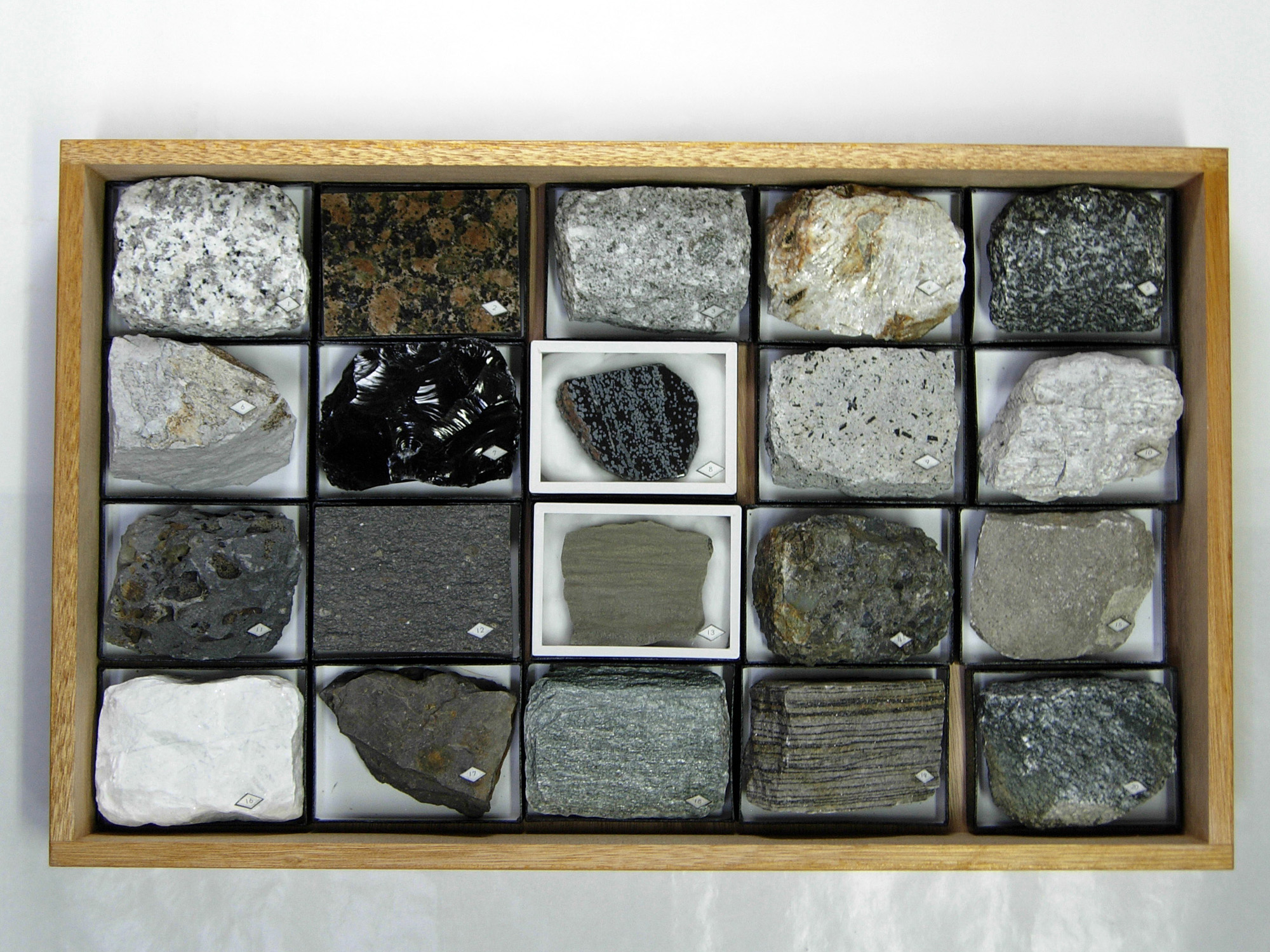 岩石標本 ニチカ小型岩石組標本 岩石標本 ニチカ小型岩石組標本