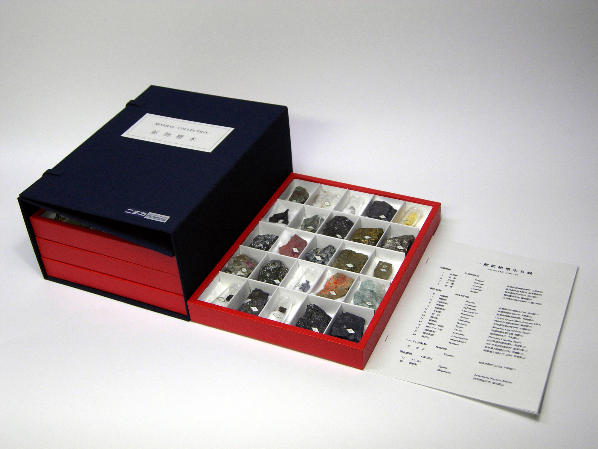 鉱物標本 MINERAL COLLECTION 日本地科学社 鉱物 （ニチカ） 株式会社