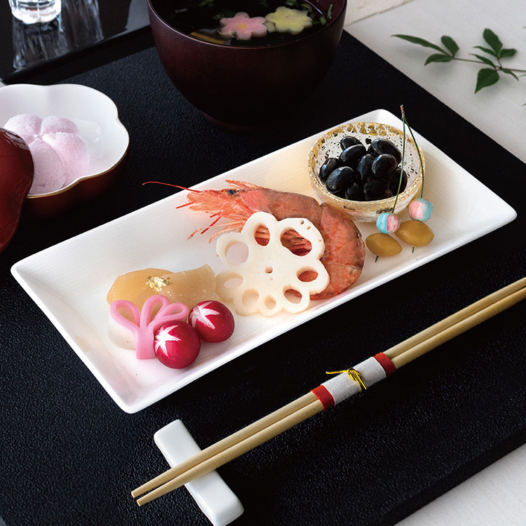 志野角皿5枚 志野角皿5枚